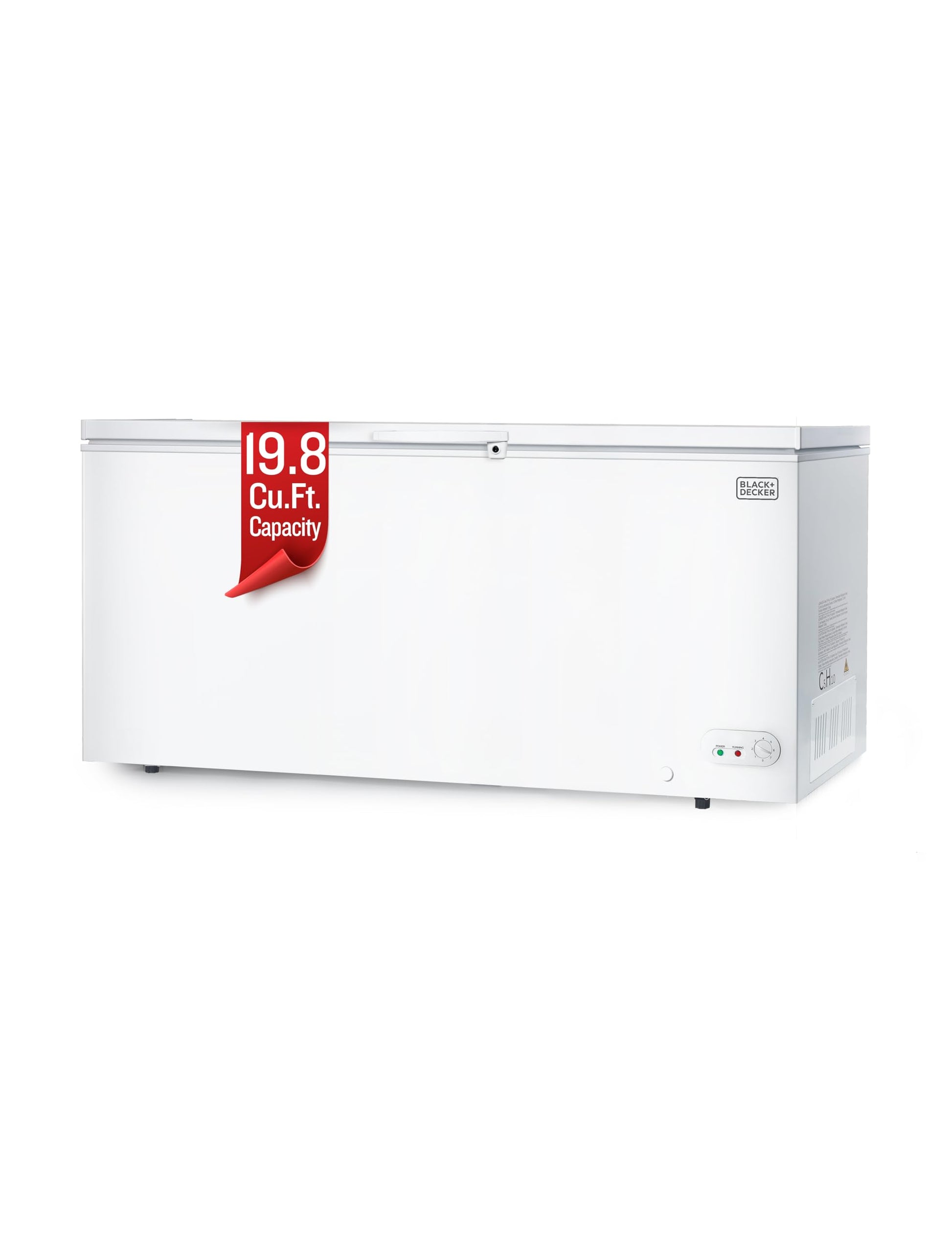 BLACK+DECKER 7.0 Cu. Ft. Chest Freezer, Holds up to 245 Lbs. of Frozen Food with Organizer Basket