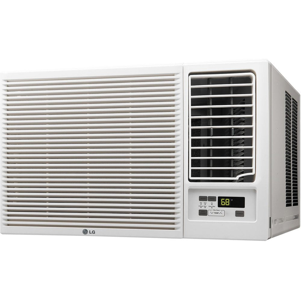 LG 18,000 BTU Heat and Cool Window Air Conditioner with WiFi Controls, Smart Temperature Control for Rooms up to 1,000 Sq. Ft., White