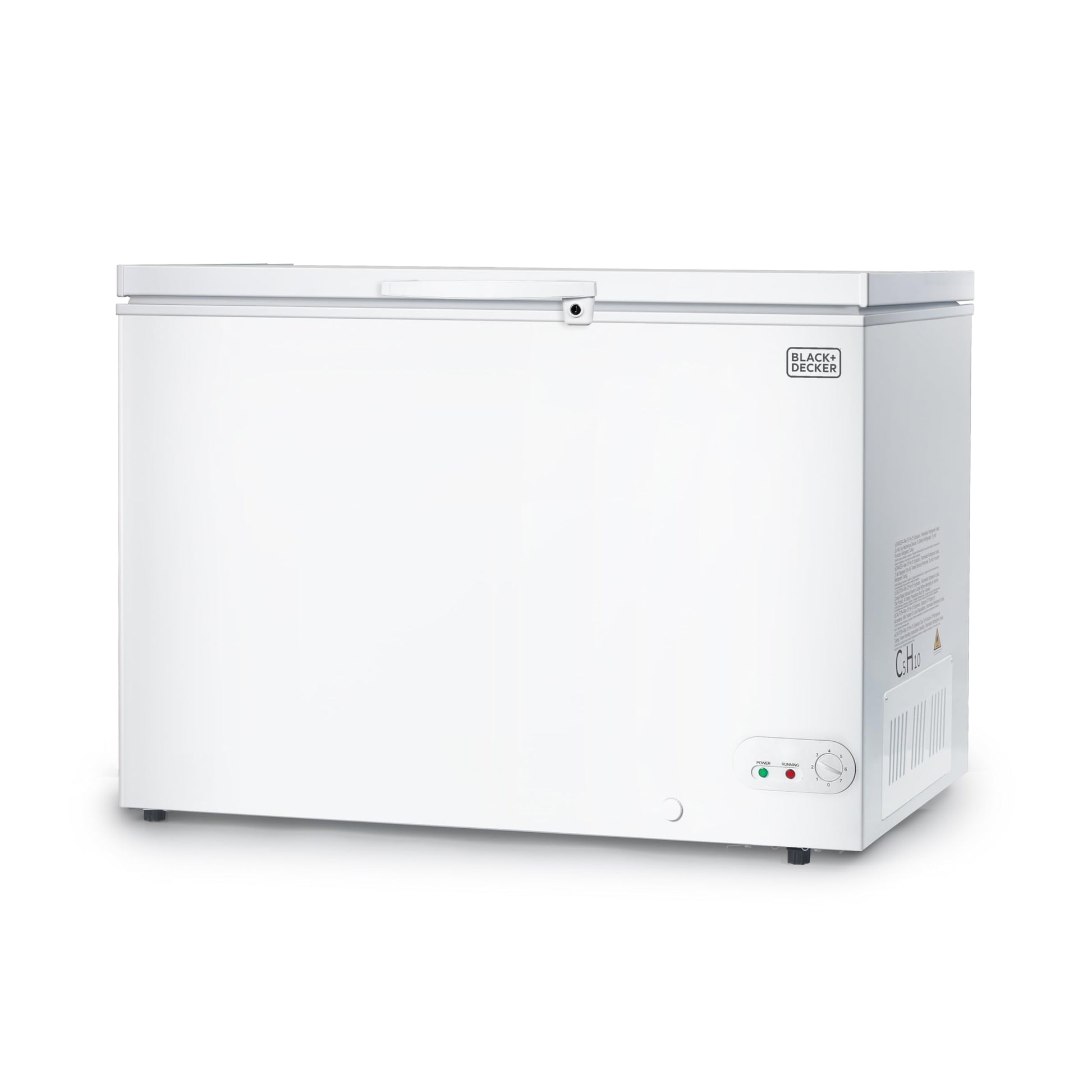BLACK+DECKER 7.0 Cu. Ft. Chest Freezer, Holds up to 245 Lbs. of Frozen Food with Organizer Basket
