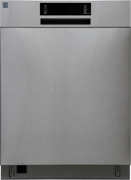 Kenmore 22-14585 24" Built-In Dishwasher - UltraWash, SmartWash, Sanitize Rinse, SmartDry, and Leak Detection - 14 Place Settings - 57 DBA - ENERGY STAR Certified - 24" - Stainless Steel