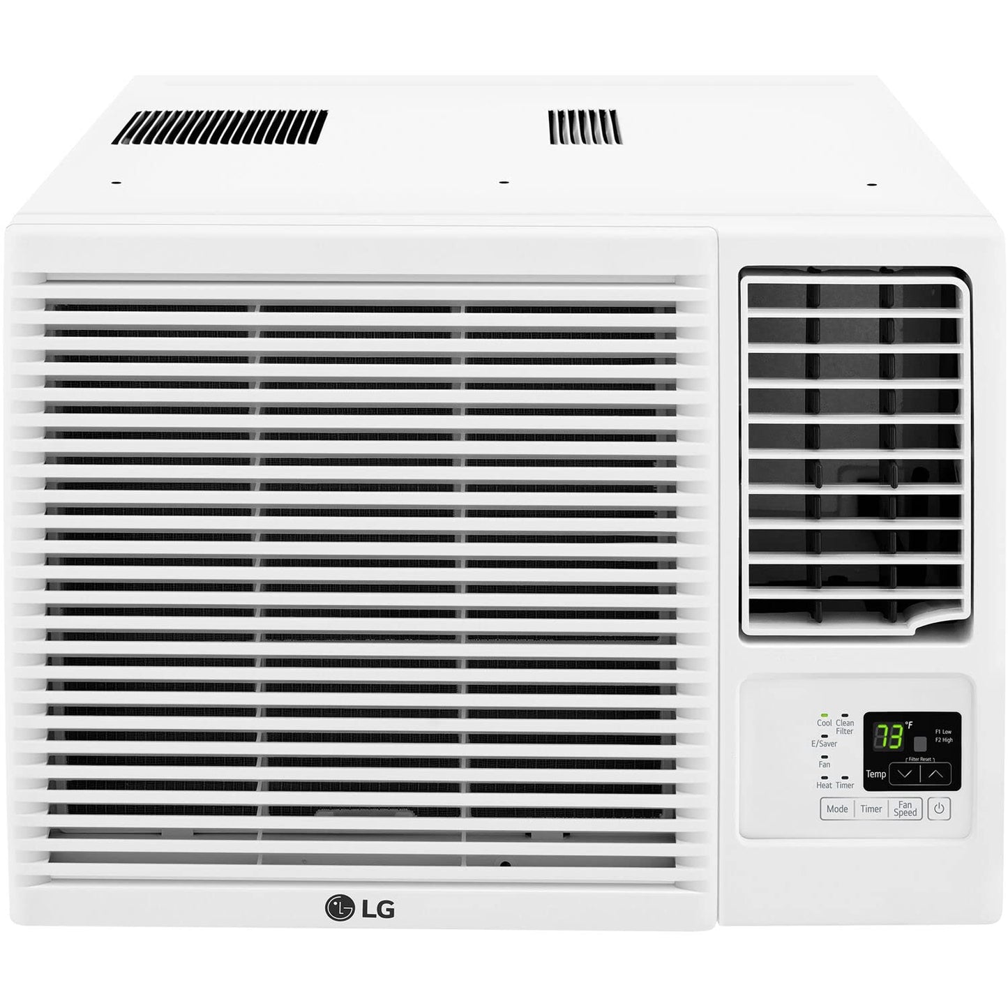 LG 18,000 BTU Heat and Cool Window Air Conditioner with WiFi Controls, Smart Temperature Control for Rooms up to 1,000 Sq. Ft., White