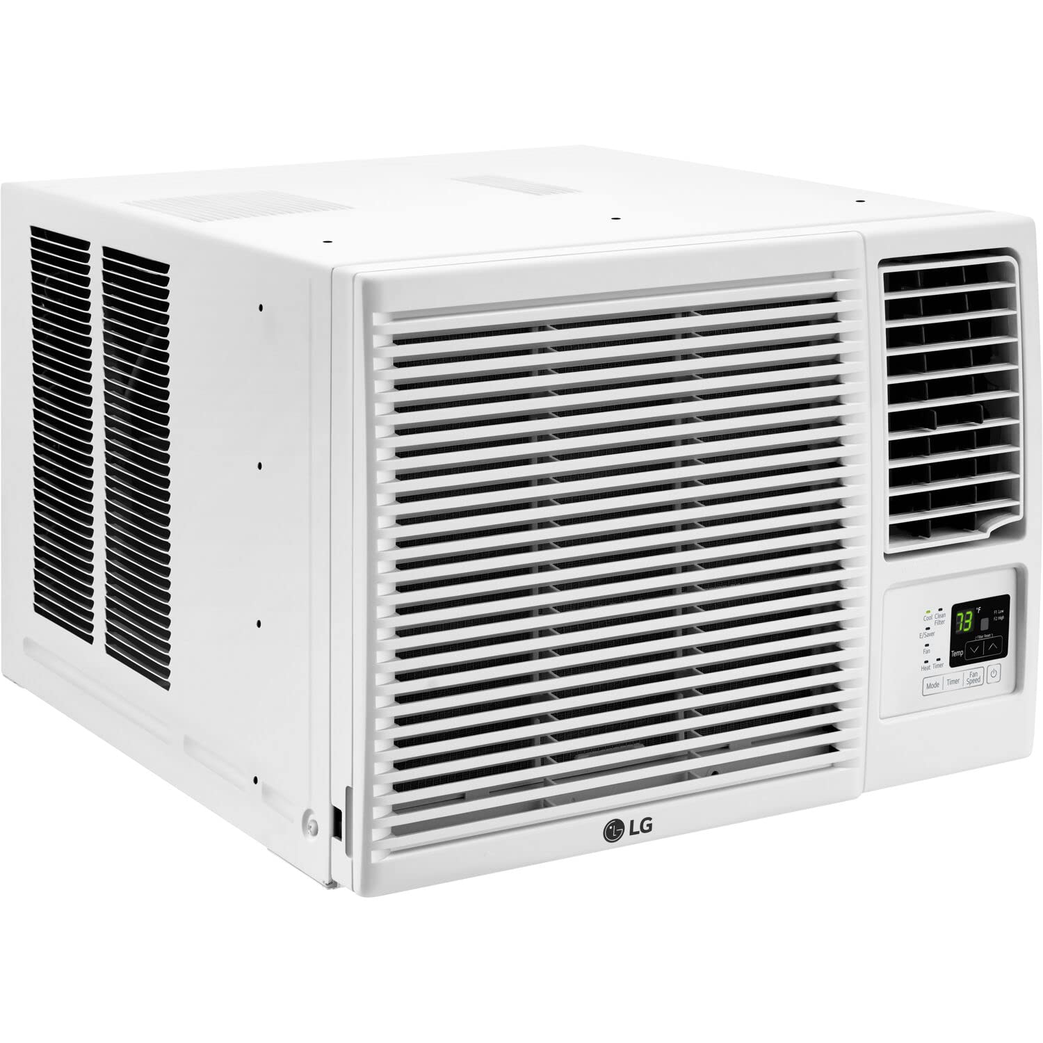 LG 18,000 BTU Heat and Cool Window Air Conditioner with WiFi Controls, Smart Temperature Control for Rooms up to 1,000 Sq. Ft., White