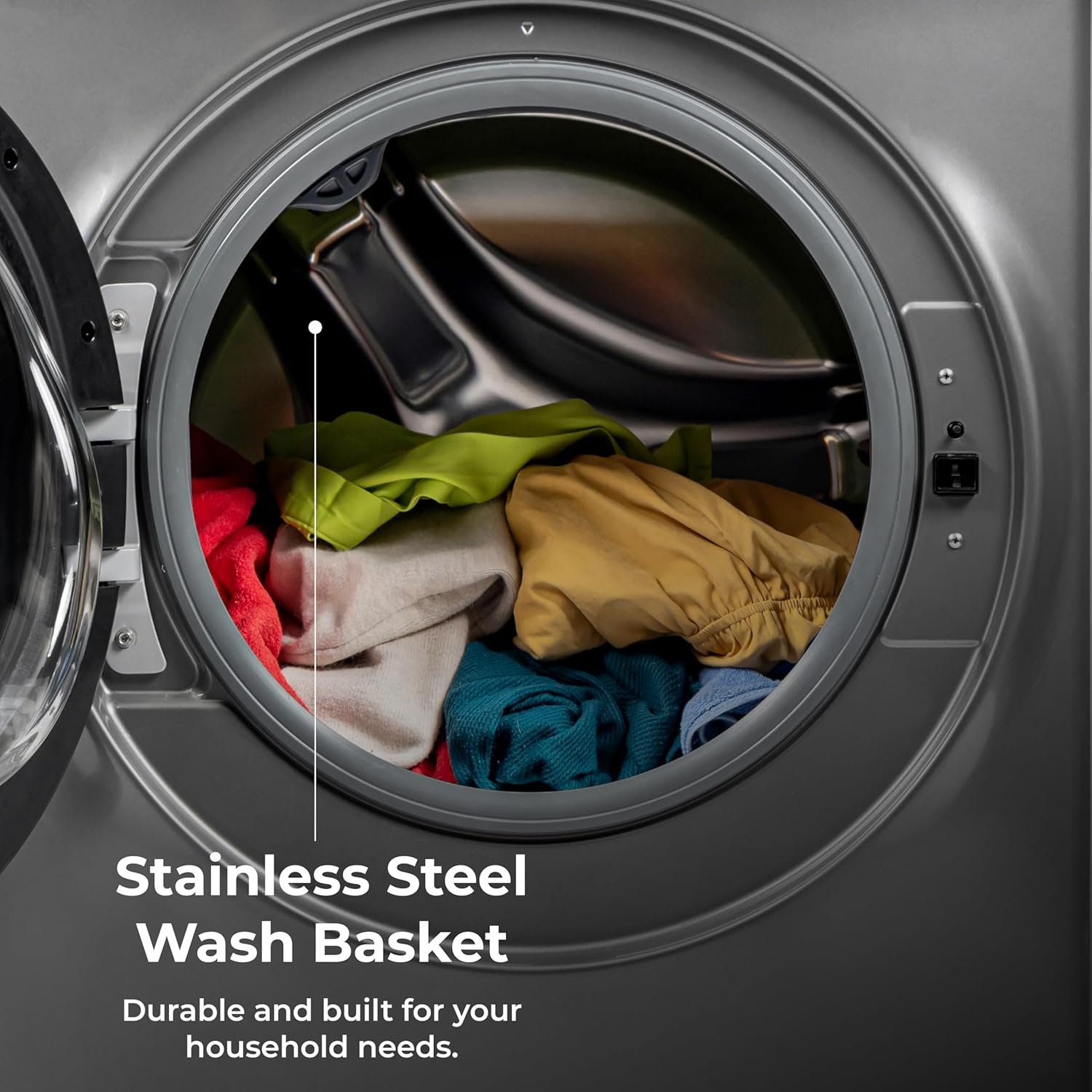 Kenmore 4.5 cu. ft. Front Load Washer with Stain Removing Steam Treatment - Reduce Laundry Time with Accela Wash - LED - ENERGY STAR Certified - Metallic Silver