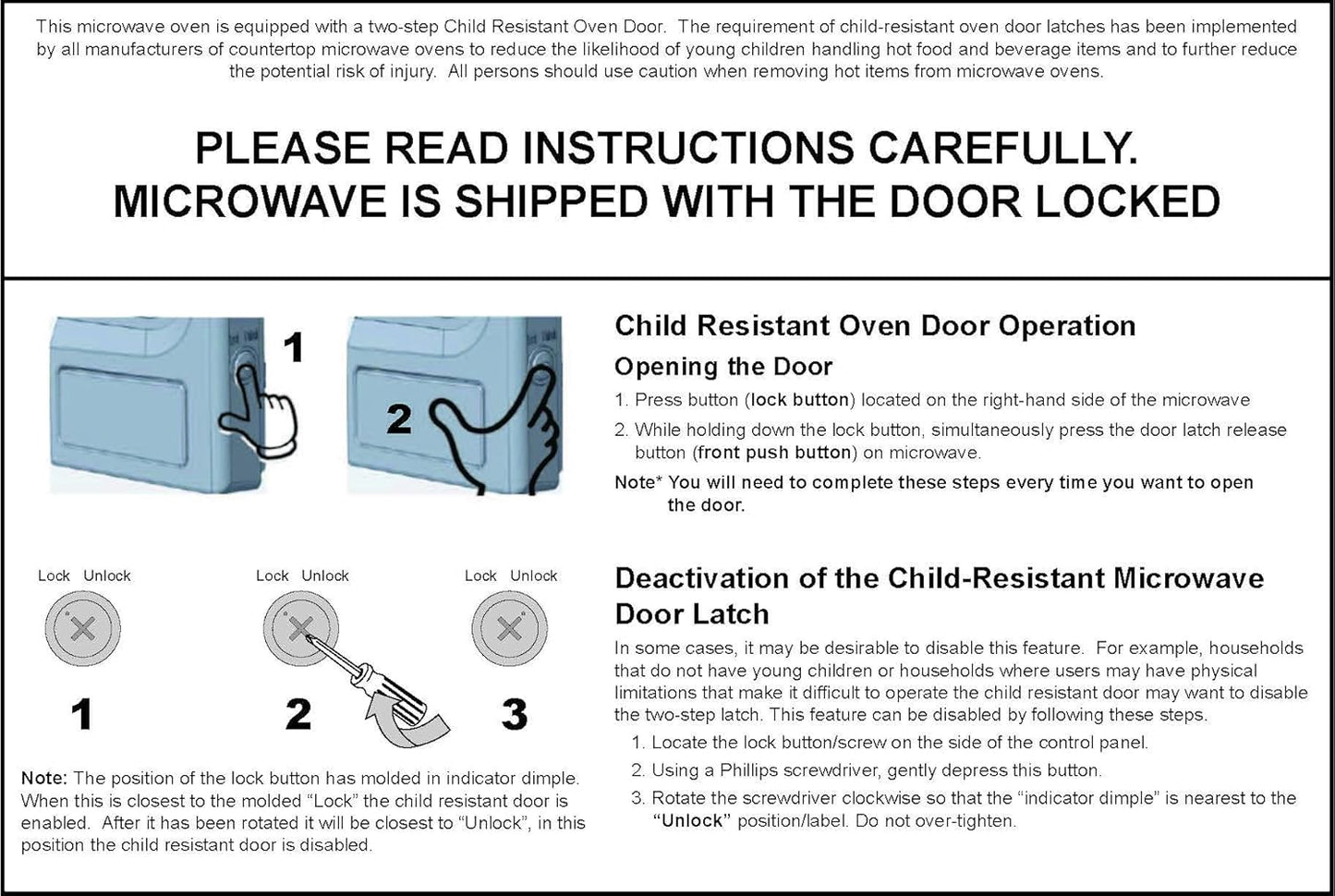 GE Countertop Microwave Oven,1, 200-watt Capacity, 2.0 Cubic Ft., 8 Auto Setting Cooking Settings, Child-Lock Technology, Kitchen Essentials for the Countertop, Dorm Room or Apartment, Stainless Steel