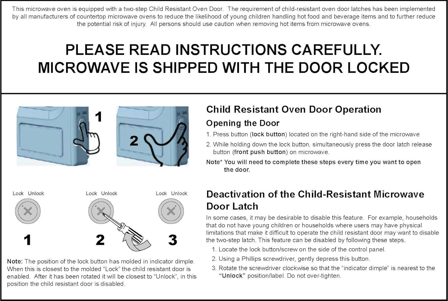 GE Countertop Microwave Oven,1, 200-watt Capacity, 2.0 Cubic Ft., 8 Auto Setting Cooking Settings, Child-Lock Technology, Kitchen Essentials for the Countertop, Dorm Room or Apartment, Stainless Steel