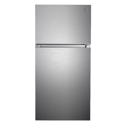 Kenmore 30 in. 18.2 cu. ft. Capacity Refrigerator/Freezer Adjustable Glass Shelving, Humidity Control Crispers, Gallon Door Bins, White