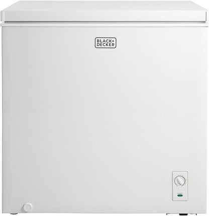 BLACK+DECKER 7.0 Cu. Ft. Chest Freezer, Holds up to 245 Lbs. of Frozen Food with Organizer Basket