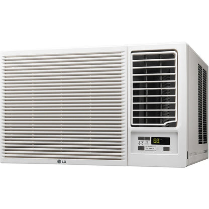 LG 18,000 BTU Heat and Cool Window Air Conditioner with WiFi Controls, Smart Temperature Control for Rooms up to 1,000 Sq. Ft., White