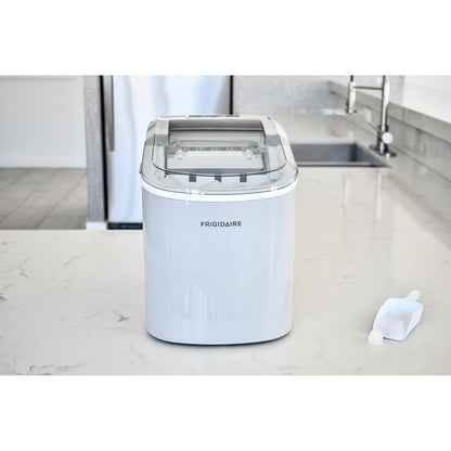 FRIGIDAIRE EFIC189-Silver Compact Ice Maker, 26 lb per Day, Silver