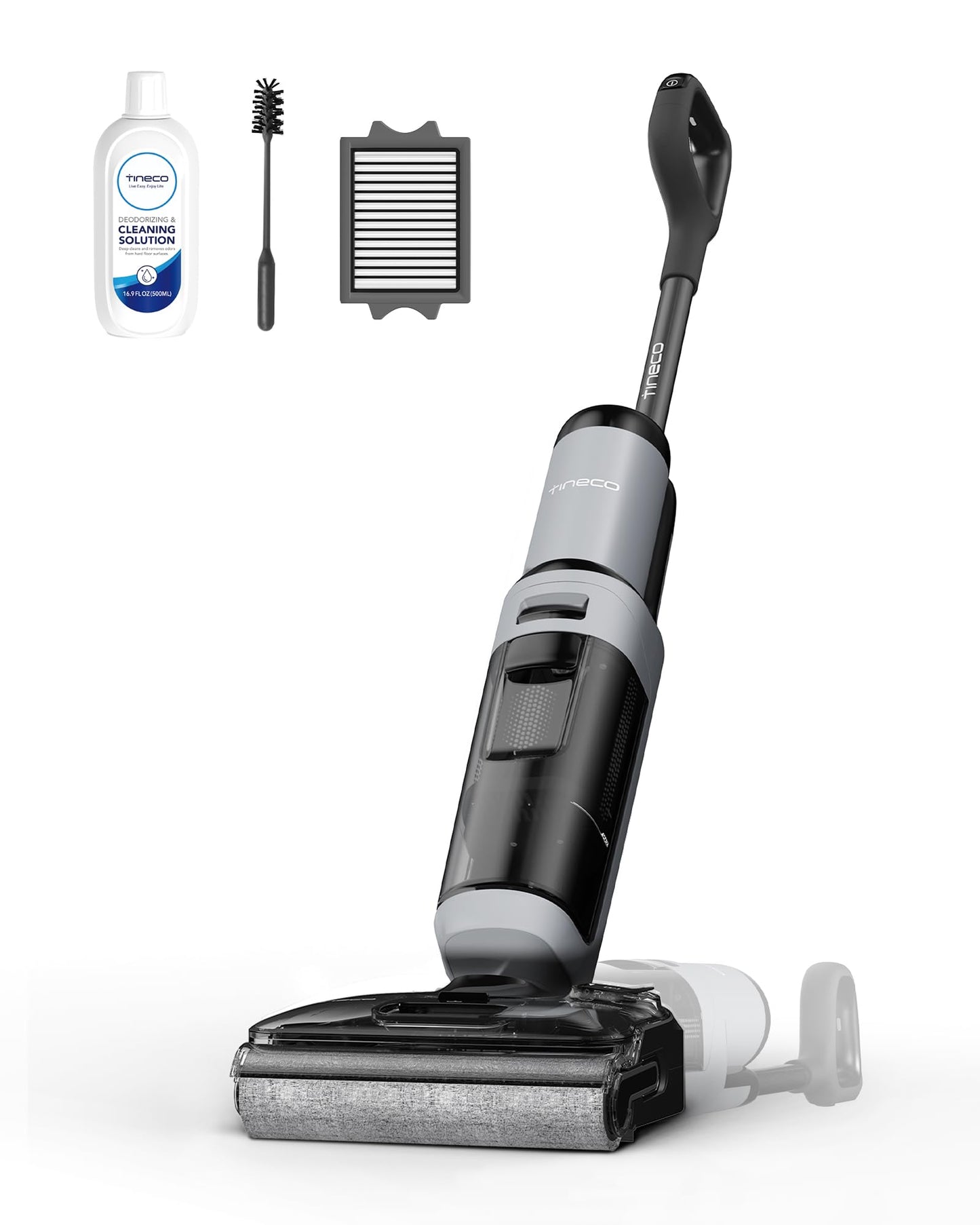 Tineco Floor ONE S3 Cordless Hardwood Floors Cleaner, Lightweight Wet Dry Vacuum Cleaners for Multi-Surface Cleaning with Smart Control System