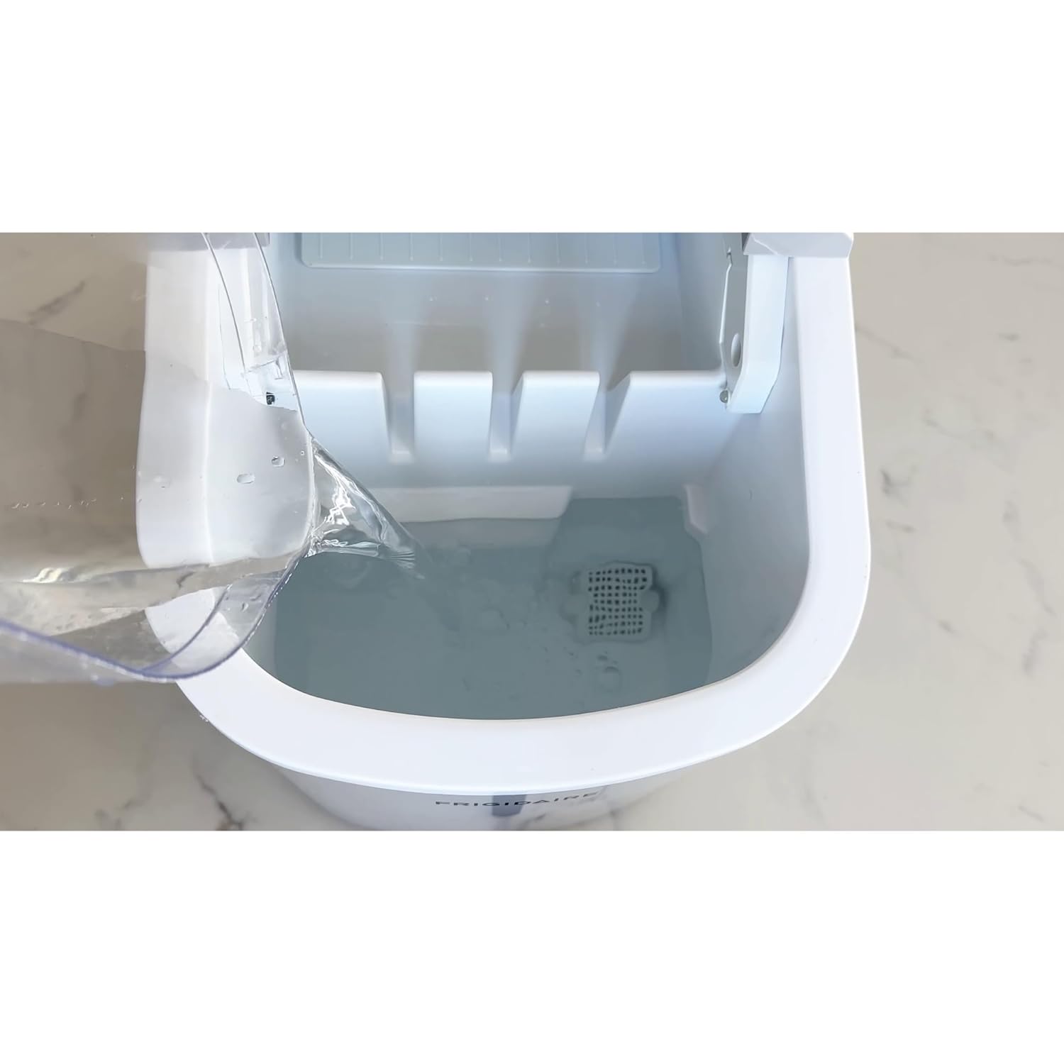 FRIGIDAIRE EFIC189-Silver Compact Ice Maker, 26 lb per Day, Silver