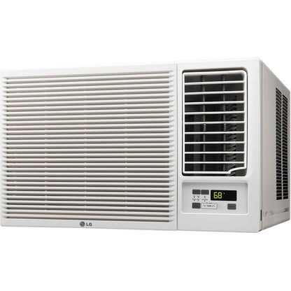 LG 18,000 BTU Heat and Cool Window Air Conditioner with WiFi Controls, Smart Temperature Control for Rooms up to 1,000 Sq. Ft., White