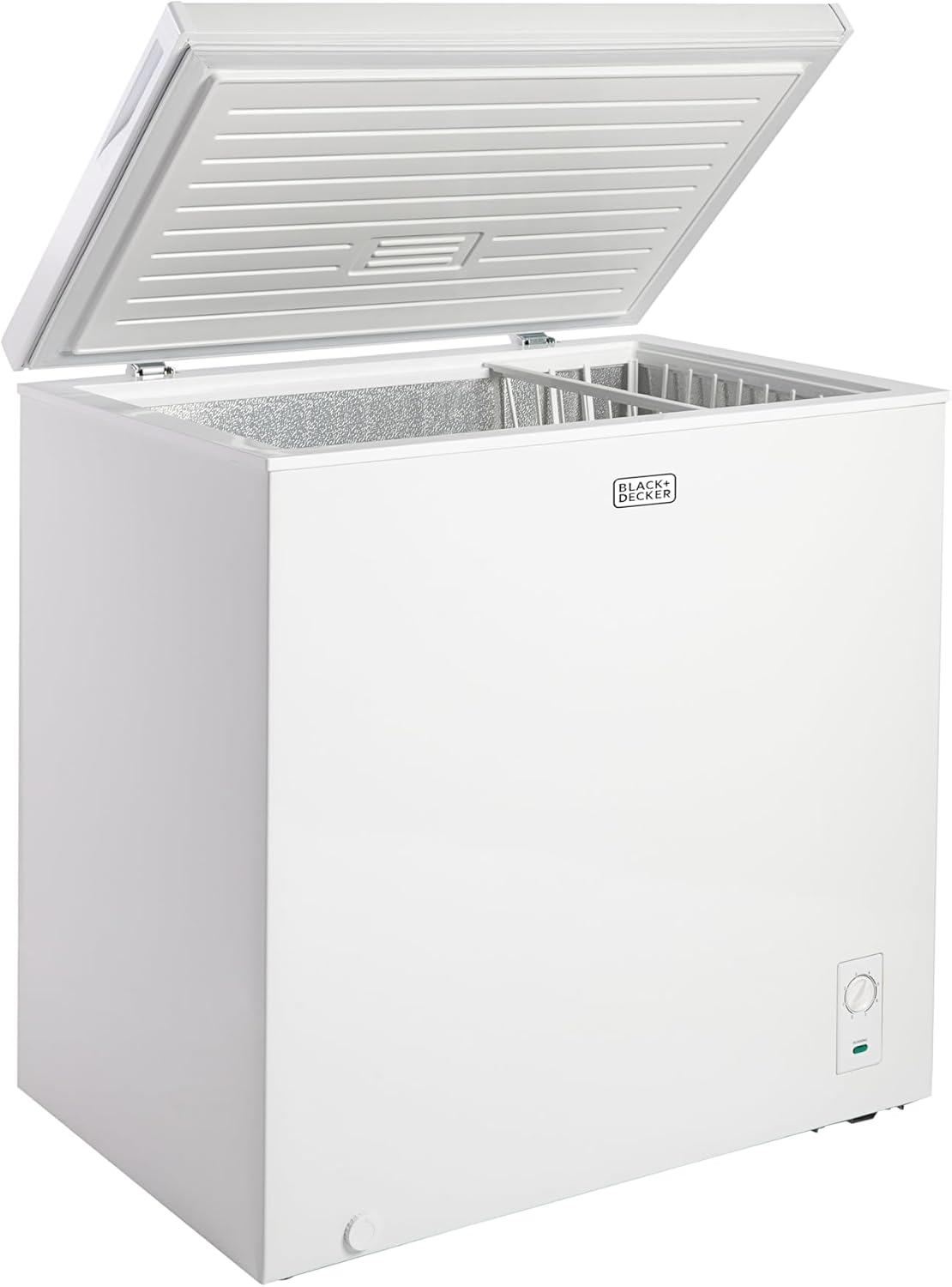 BLACK+DECKER 7.0 Cu. Ft. Chest Freezer, Holds up to 245 Lbs. of Frozen Food with Organizer Basket