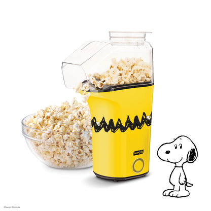 DASH Hot Air Popcorn Popper Maker with Measuring Cup to Portion Popping Corn Kernels + Melt Butter, 16 Cups - Aqua