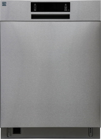 Kenmore 22-14585 24" Built-In Dishwasher - UltraWash, SmartWash, Sanitize Rinse, SmartDry, and Leak Detection - 14 Place Settings - 57 DBA - ENERGY STAR Certified - 24" - Stainless Steel