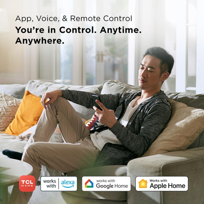 TCL H14W35W 14,000 BTU Smart Window Air Conditioner, AC Unit, Fan & Dehumidifier, 700 Sq. Ft, Remote Control, Compatible with Alexa/Google Assistant, White