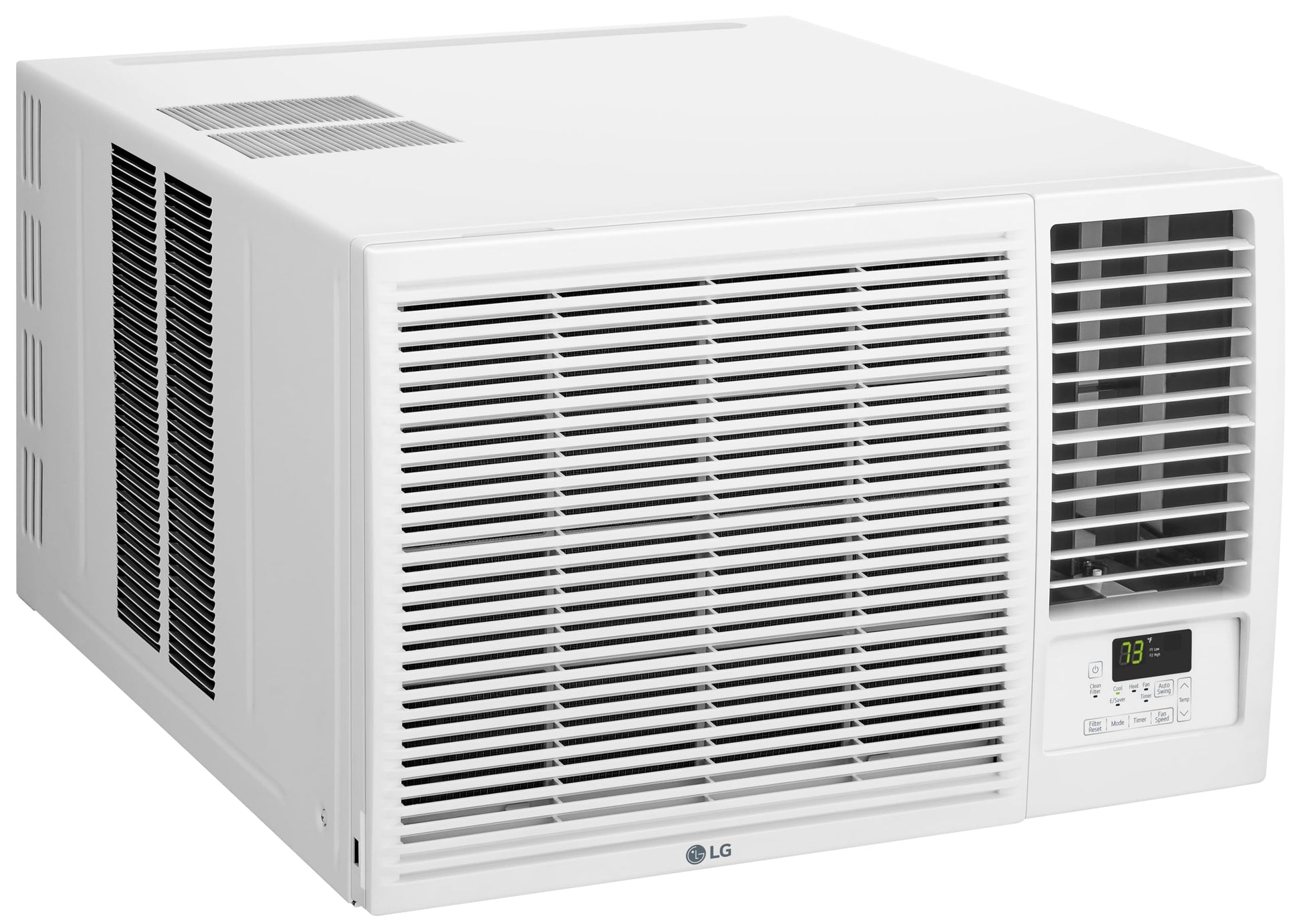 LG 18,000 BTU Heat and Cool Window Air Conditioner with WiFi Controls, Smart Temperature Control for Rooms up to 1,000 Sq. Ft., White