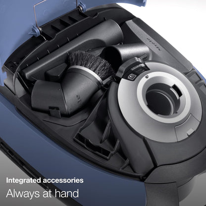 Miele Complete C2 Hardfloor Bagged Canister Vacuum Cleaner with High Suction Power, Designed for Special Care of Hard Floors and Low-Pile Carpet, in Tech Blue