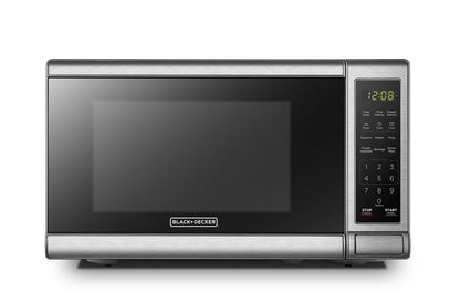 BLACK+DECKER Over the Range Microwave Oven with Air Fryer, Convection, and Bake Modes, 1.5 cu.ft., Stainless Steel, 900 Watts, EC942K6CE-SS